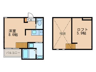 Ｂｕｆｆｅｔｔの物件間取画像